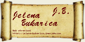 Jelena Bukarica vizit kartica